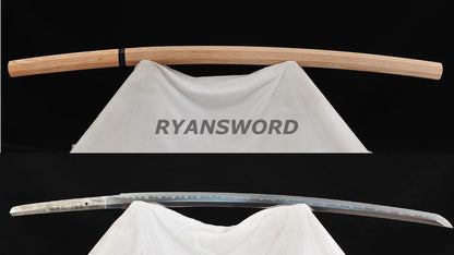 Shirasaya Katana Honsanmai Clay Tempered Traditional Polish full tang sharp