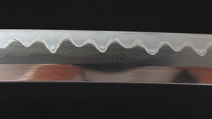Shirasaya Katana Honsanmai Clay Tempered Traditional Polish full tang sharp