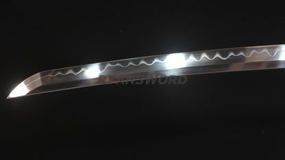 Tachi 1095 High Carbon Steel Clay Tempered full tang sharp japanese sword