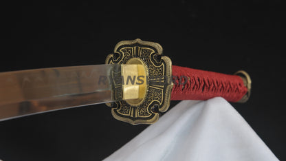 Tachi 1095 High Carbon Steel Clay Tempered full tang sharp japanese sword