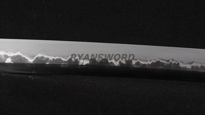 Tamahagane Shirasaya Katana Japanese Sword Clay Tempered Hand-Polished