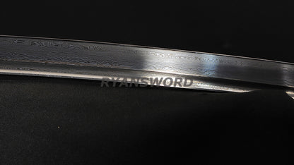 Razor Sharp Wakizashi Folded Steel Blade Iron Fittings Japanese swords