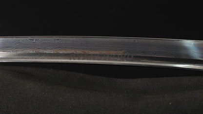 Razor Sharp Wakizashi Folded Steel Blade Iron Fittings Japanese swords