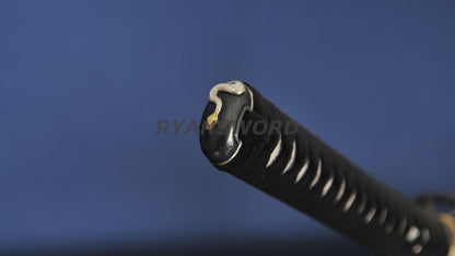 Katana Clay Tempered Choji Hamon With Polish Snake Tsuba Rayskin Saya