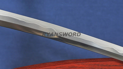 Shirasaya T10 Steel Clay Tempered High-End Polish full tang sharp
