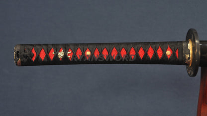 Katana Honsanmai Clay Tempered Hazuya Polish Lacquer Painting Saya Sharp