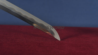 Tachi Folded High Carbon Steel Clay Tempered Hazuya Polish full tang Sharp