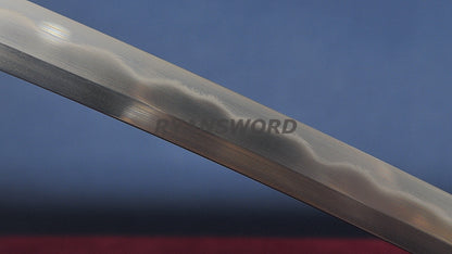 Tachi Folded High Carbon Steel Clay Tempered Hazuya Polish full tang Sharp