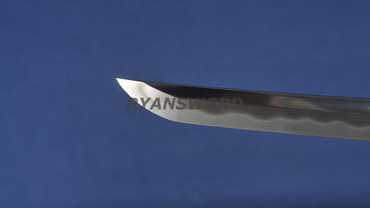 Tachi Folded High Carbon Steel Clay Tempered Hazuya Polish full tang Sharp