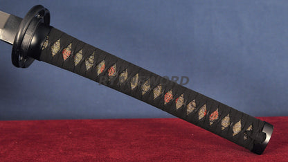 Katana 1095 High Carbon Steel with Ti Coating full tang Japanese swords