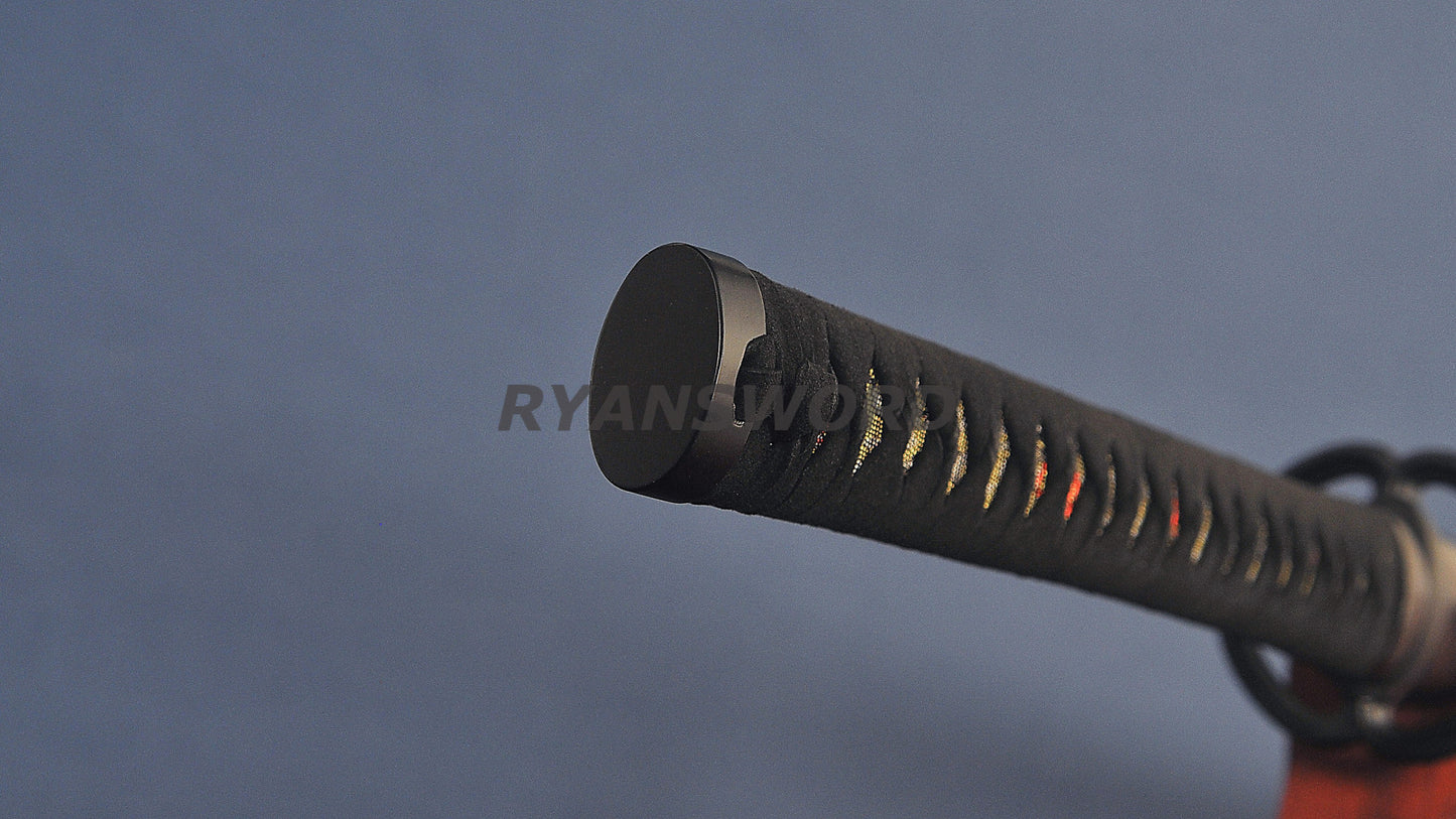 Katana 1095 High Carbon Steel with Ti Coating full tang Japanese swords