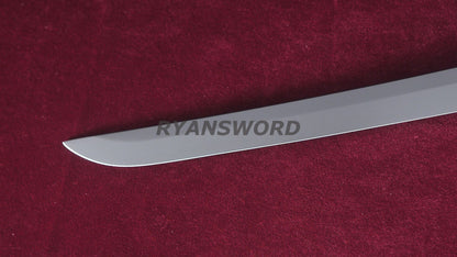 Katana 1095 High Carbon Steel with Ti Coating full tang Japanese swords