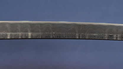Katana Damascus Steel Mantis Theme  Blade Tsuba full tang