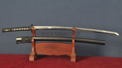 Katana 1095 high Carbon Steel Clay Tempered with Polish sharp full tang