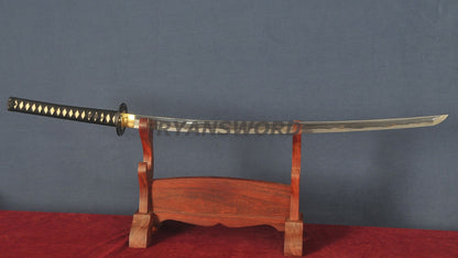 Katana 1095 high Carbon Steel Clay Tempered with Polish sharp full tang