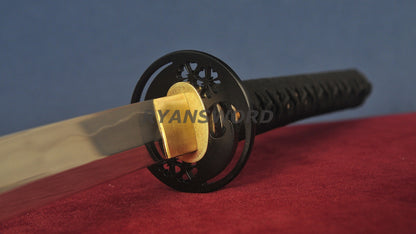 Katana 1095 high Carbon Steel Clay Tempered with Polish sharp full tang