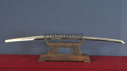 Katana 1095 high Carbon Steel Clay Tempered with Polish sharp full tang