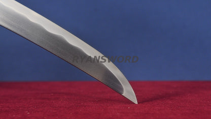 Tanto 1095 Steel Clay Tempered Traditional Polish battle ready sharp