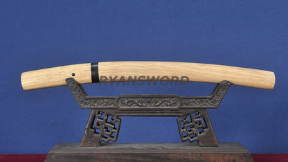 Tanto 1095 Steel Clay Tempered Traditional Polish battle ready sharp
