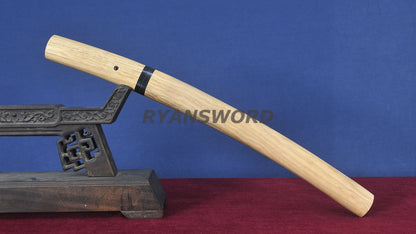 Tanto 1095 Steel Clay Tempered Traditional Polish battle ready sharp