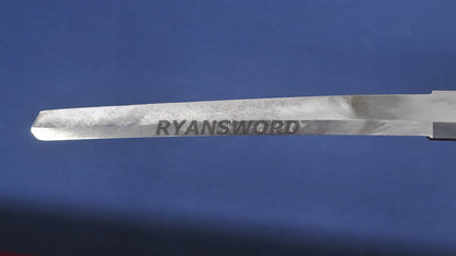 Katana 1095 High Carbon Steel Clay Tempered with Engraving sharp full tang