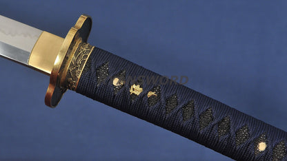 Katana 1095 High Carbon Steel Clay Tempered with Engraving sharp full tang