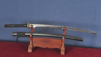 katana 1095 High Carbon Steel Mirror Polish Razor Sharp Full Tang