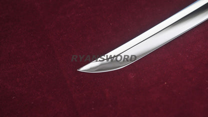 katana 1095 High Carbon Steel Mirror Polish Razor Sharp Full Tang
