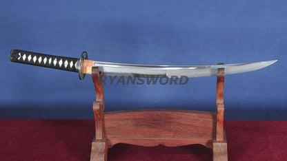 Osoraku Wakizashi Aikuchi Clay Tempered Hazuya Polish Sharp japanese swords