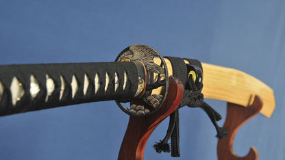 Osoraku Wakizashi Aikuchi Clay Tempered Hazuya Polish Sharp japanese swords