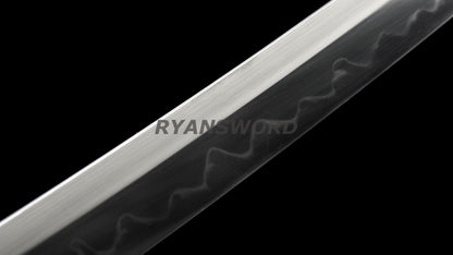 Baisho Katana+Wakizashi Japanese Sword Set Redwood Shirasaya full tang Sharp