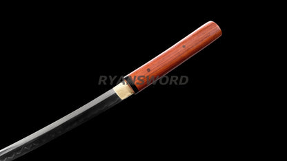 Baisho Katana+Wakizashi Japanese Sword Set Redwood Shirasaya full tang Sharp