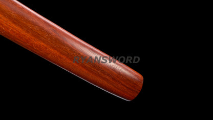 Baisho Katana+Wakizashi Japanese Sword Set Redwood Shirasaya full tang Sharp