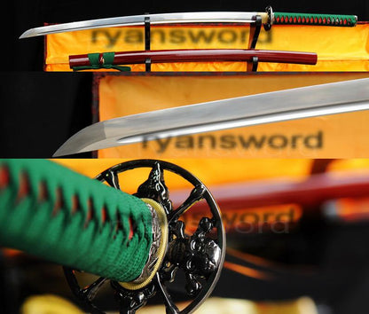 T10 Steel Katana japanese sword for samurai battle ready full tang
