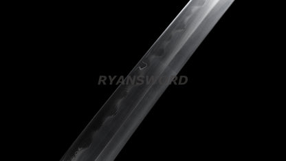 Japanese Sword Set Katana+Wakizashi+Tanto Honsanmai Rayskin Saya Copper Fittings