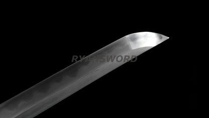 Japanese Sword Set Katana+Wakizashi+Tanto Honsanmai Clay Tempered