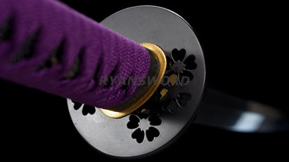 Japanese Sword Set Katana+Wakizashi+Tanto Honsanmai Clay Tempered