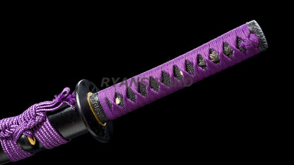 Japanese Sword Set Katana+Wakizashi+Tanto Honsanmai Clay Tempered