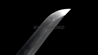 Japanese Sword Set Katana+Wakizashi+Tanto Honsanmai Clay Tempered