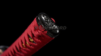 Wakizashi Damascus Folded Steel Full Tang japanese sword for samurai sharp
