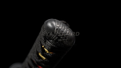 Wakizashi Japanese Sword Clay Tempered T10 Steel Shell Inlaid Saya Heavy Cutting
