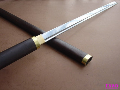 Ninja top quality wood saya brass fitting Juhe Knife Sword for Japanese samurai